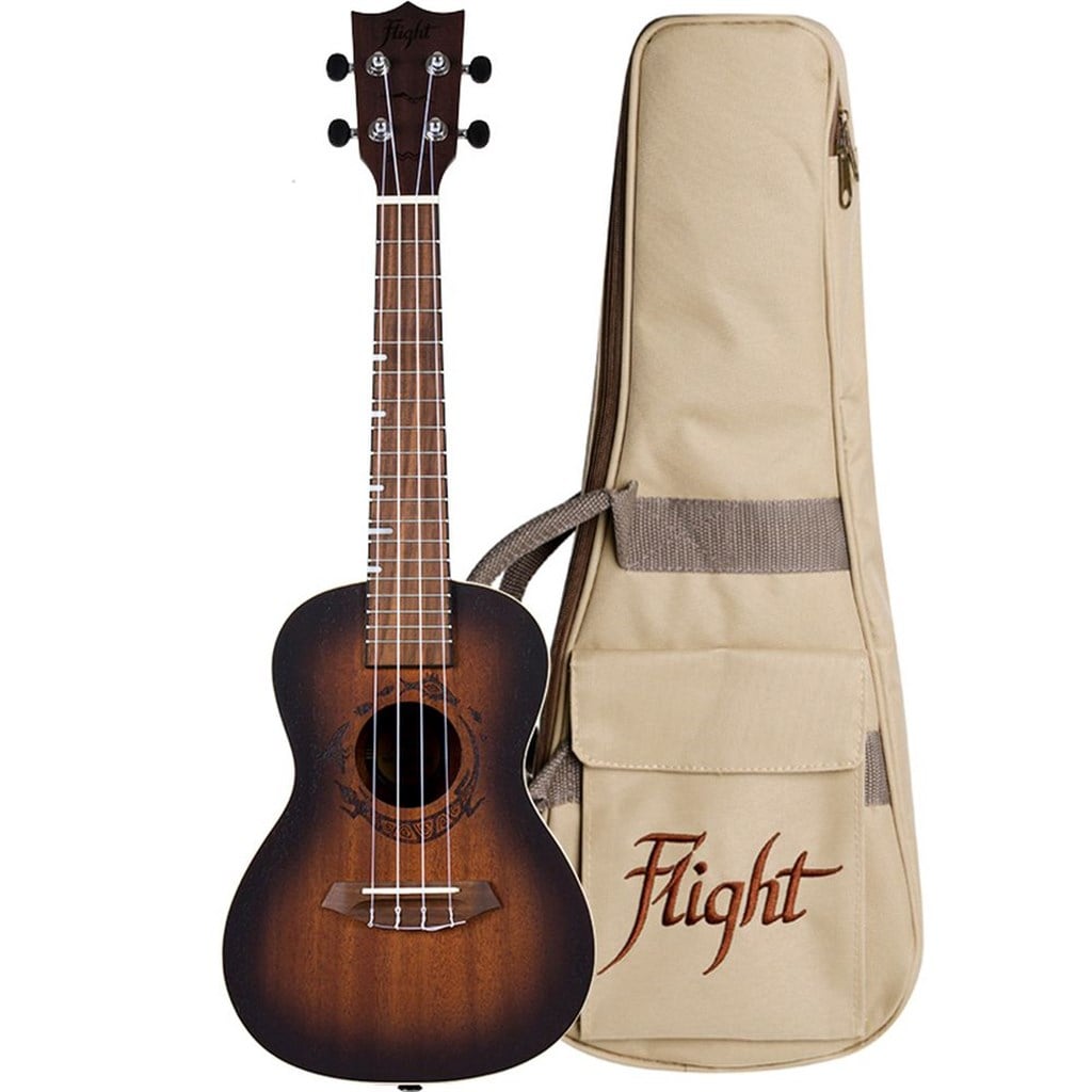Flight: Gemstone DUC380 Concert Ukulele - Amber
